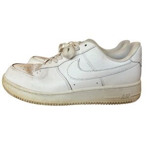 Nike Air Force 1 White Low Top Shoes Men’s Size 10